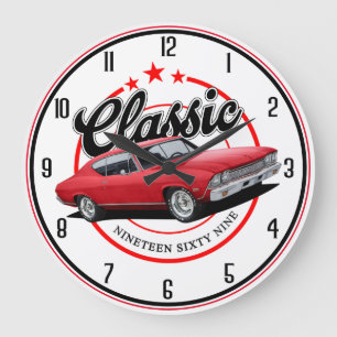 Klassisk Chevelle Stor Klocka
