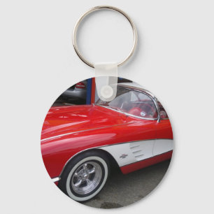 Klassisk Chevrolet Corvette Nyckelring
