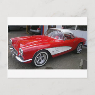 Klassisk Chevrolet Corvette Vykort