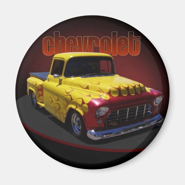 Klassisk Chevrolet pickup Magnet (Framsidan)