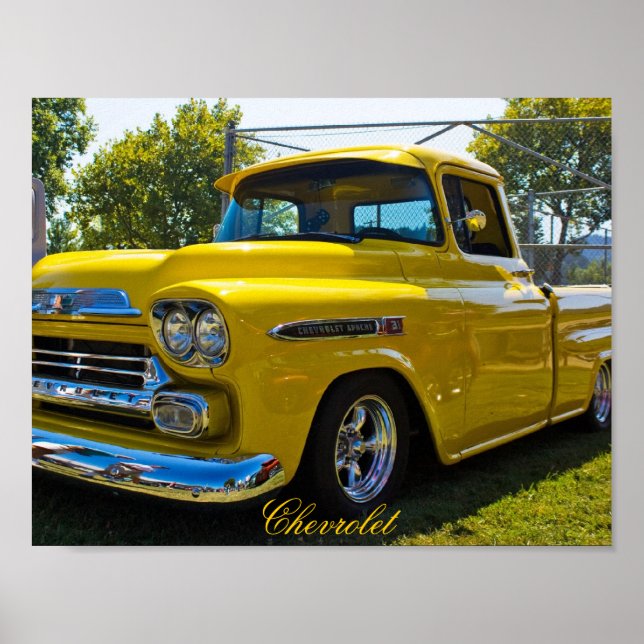 Klassisk Chevrolet Print Poster (Framsidan)
