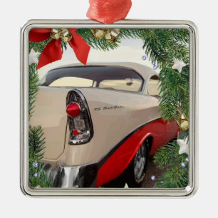 Klassisk Chevy Bel luft Julgransprydnad Metall