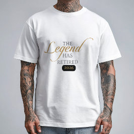 Klassisk Chic Kalligrafi Legenden Har Gått I Pensi T Shirt