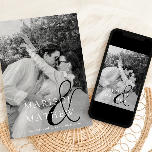 Klassisk Chic - uppåt och plats för att spara datu Spara Datumet (Skapare uppladdad)