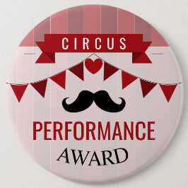 Klassisk cirkus Poster barns Födelsedagsfest Knapp