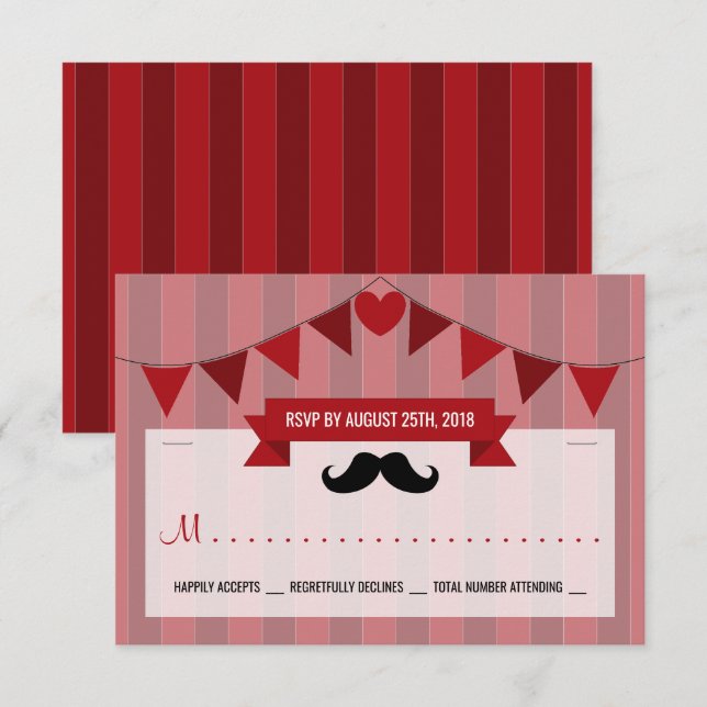 Klassisk cirkus Poster barns OSA på födelsedagen Inbjudningar (Fram/baksida)