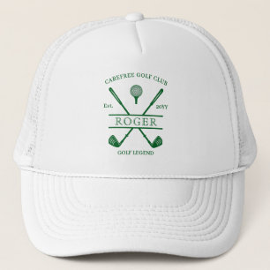Klassisk Club Name Forest Green Golfhatt Keps