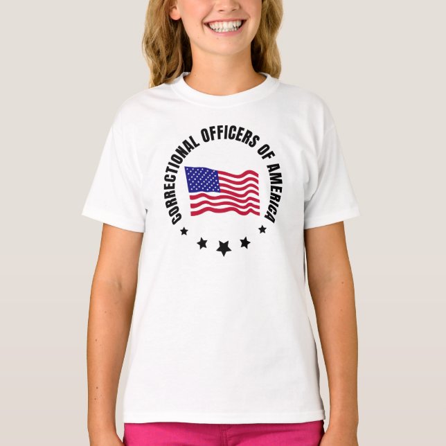 Klassisk COA Kids Girls Tshirt T Shirt (Framsida)