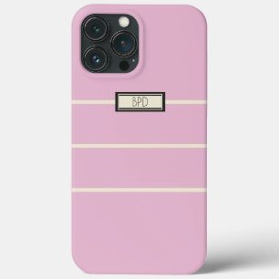 Klassisk Cool Stilfull Monogram Chic Tjejig Rosa