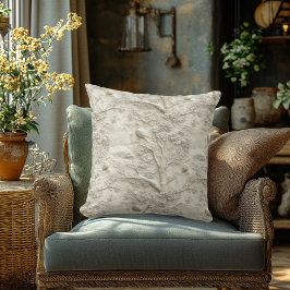 Klassisk Cream Embroiderade-look Decorative Pillow Kudde