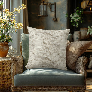 Klassisk Cream Embroiderade-look Decorative Pillow Kudde