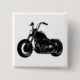 Klassisk cruiser motorcykeldesign knapp