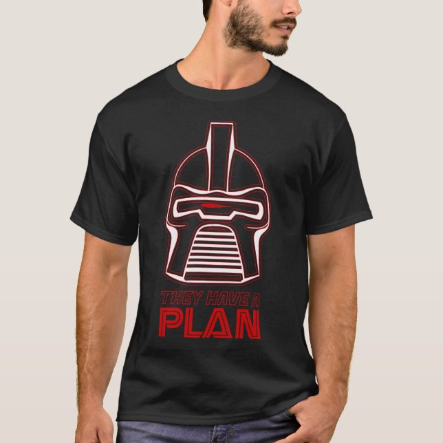 Klassisk Cylon De Har En Plan T Shirt (Framsida)