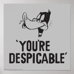 Klassisk DAFFY DUCK™ "Du är förkastlig" Poster