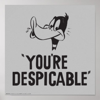Klassisk DAFFY DUCK™ "Du är förkastlig" Poster