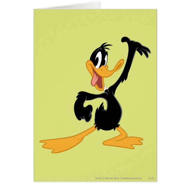 Klassisk DAFFY DUCK™ Hälsningskort (Framsidan)