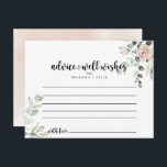 Klassisk dammig rosa ros blomsterbröllop rådgivnin vykort<br><div class="desc">Detta klassiska dammiga rosa ros-blomsterbröllop rådgivningskort är perfekt för ett rustikt bröllop. Designen har eleganta akvarelldammiga rosa rosor och grön lövverk, snyggt sammansatta till vackra buketter. Dessa kort är perfekta för ett bröllop, möhippa, baby shower, examensfirande & mer. Personifiera korten med namnen på bruden och brudgummen, blivande föräldrar eller examen....</div>