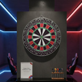 Klassisk Darttavla Pil Mönster Spel Design