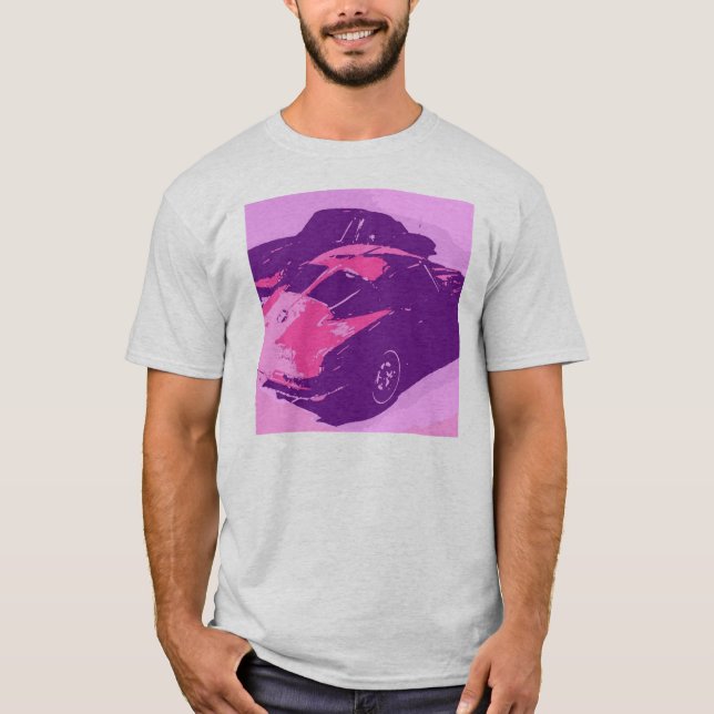 Klassisk delfönsterskugga Korvette-popup T-shirt (Framsida)