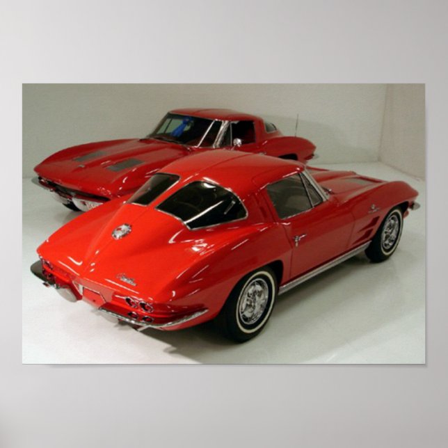 Klassisk delfönstervagn poster (Framsidan)