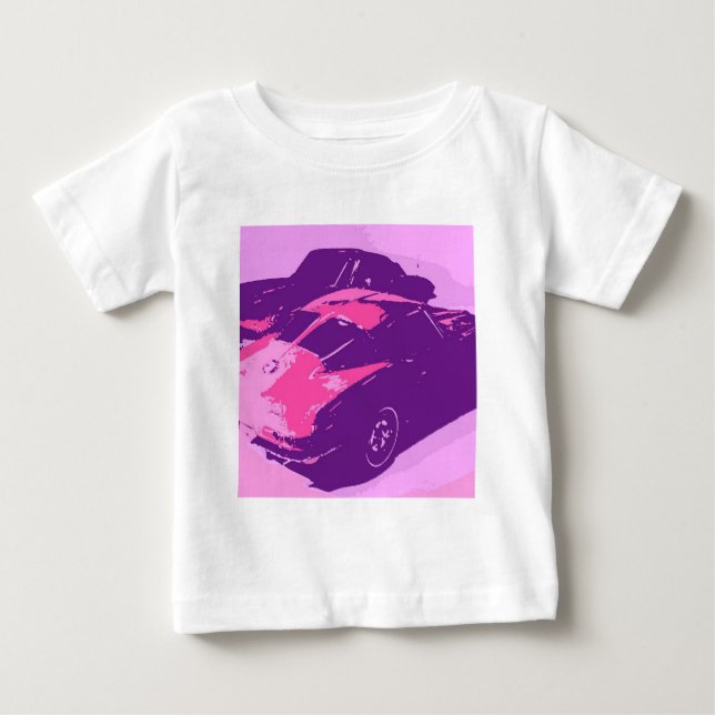 Klassisk delfönstervagn t-shirt (Framsida)