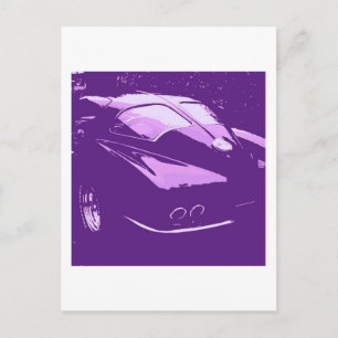 Klassisk delfönstervagn vykort