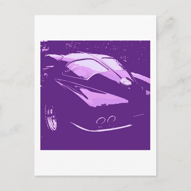 Klassisk delfönstervagn vykort (Framsida)