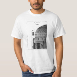 Klassisk design för romersk pantheon t shirt