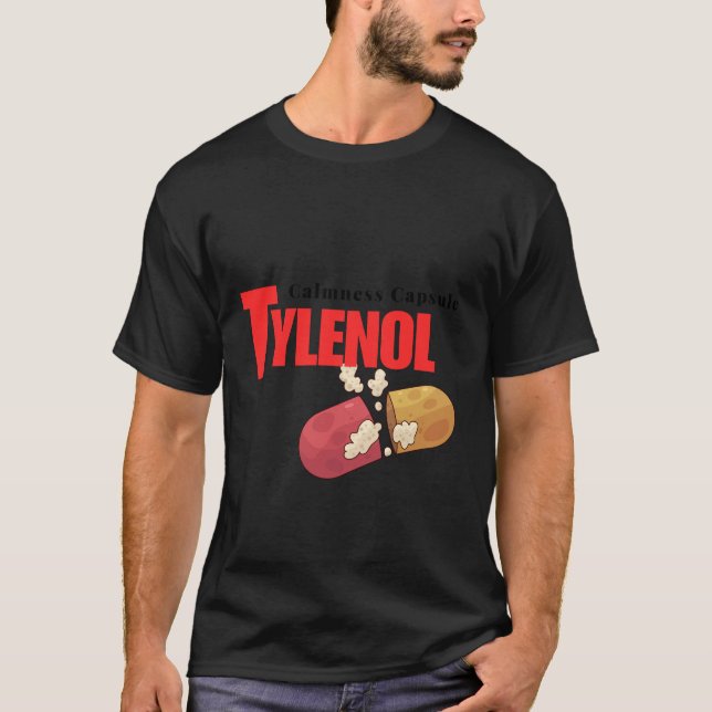 Klassisk design för tylenol t-shirt (Framsida)