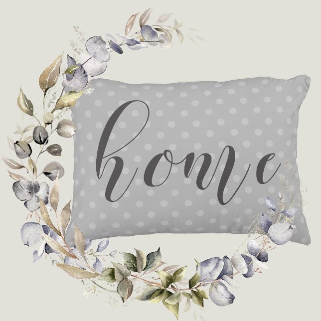 Klassisk design "Home" Prydnadskudde (Skapare uppladdad)
