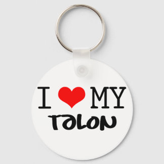 Klassisk design "I Kärlek My Talon" Nyckelring