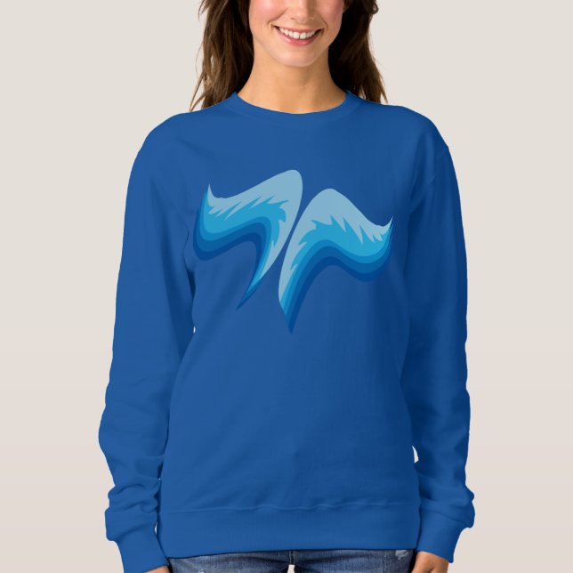 Klassisk design~ Women's Basic Sweatshirt Tröja (Framsida)