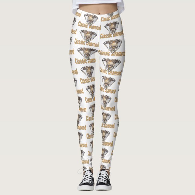 Klassisk diamant  leggings (Framsida)