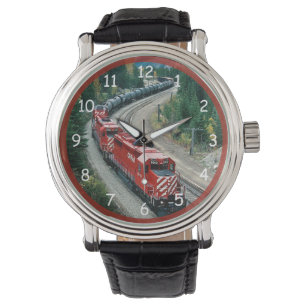 Klassisk dieselmotor Tåg Armbandsur