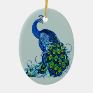 Klassisk djurdesign julgransprydnad keramik