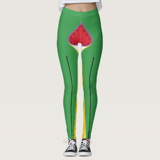 Klassisk Dominica-gatuklädsel färgrik Leggings