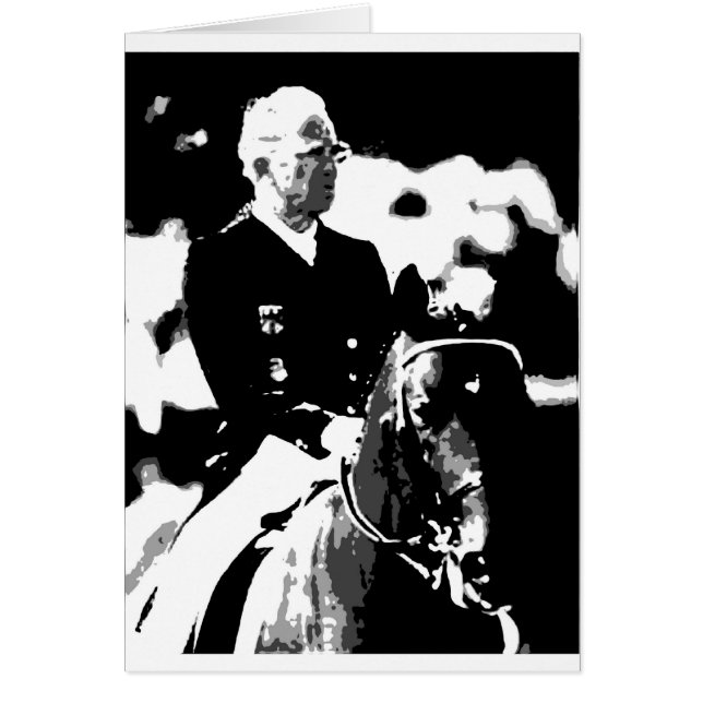 Klassisk Dressage 11 Hälsningskort (Framsidan)