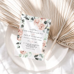 Klassisk Dusty Rosa ros Blommigt Avslappnad Bröllo Inbjudningar<br><div class="desc">Den här klassiska dammiga bröllopsinbjudan i blommigten i ro är perfekt för ett elegant bröllop. Konstruktionen har elegant vattenfärgsdamm i rosa ros och grönt bladverk,  väl sammansatt i vackra buketter.</div>