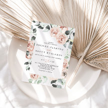 Klassisk Dusty Rosa ros Blommigt Avslappnad Bröllo