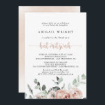 Klassisk Dusty Rosa ros Blommigt Bat mitzvah Inbjudningar<br><div class="desc">Denna klassiska bat mitzvah inbjudan till dammig i rosa ros blommigt är perfekt för en bat mitzvah. Konstruktionen har elegant vattenfärgsdamm i rosa ros och grönt bladverk,  väl sammansatt i vackra buketter.</div>