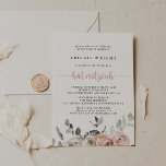 Klassisk Dusty Rosa ros Blommigt Bat mitzvah Inbjudningar<br><div class="desc">Denna klassiska bat mitzvah inbjudan till dammig i rosa ros blommigt är perfekt för en bat mitzvah. Konstruktionen har elegant vattenfärgsdamm i rosa ros och grönt bladverk,  väl sammansatt i vackra buketter.</div>
