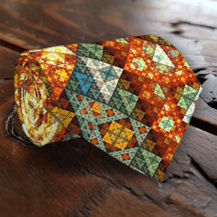 Klassisk egyptisk mönstrad tie slips