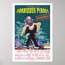 Klassisk, ej tillåten Planet Classic-Fi-film Poster