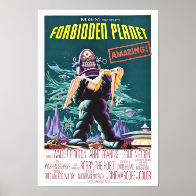 Klassisk, ej tillåten Planet Classic-Fi-film Poster (Framsidan)