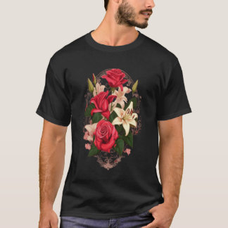 Klassisk elegance: Blommigt Bouquet Tee