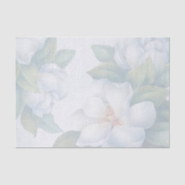 Klassisk elegance White Magnolia Flower Watercolor