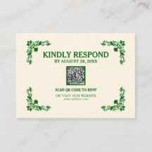 Klassisk elegans Elfenben & Smaragd Islamisk QR RS