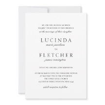 Klassisk elegant - alla i ett Bröllop