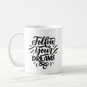 Klassisk Elegant Black Brev Artistic Decorative Kaffemugg