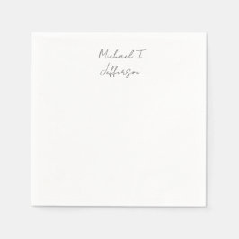 Klassisk Elegant, enkel, enkel Pappersservett